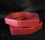 Polished red 25mm Front lift spacer for Porsche 924 / 944/ 968